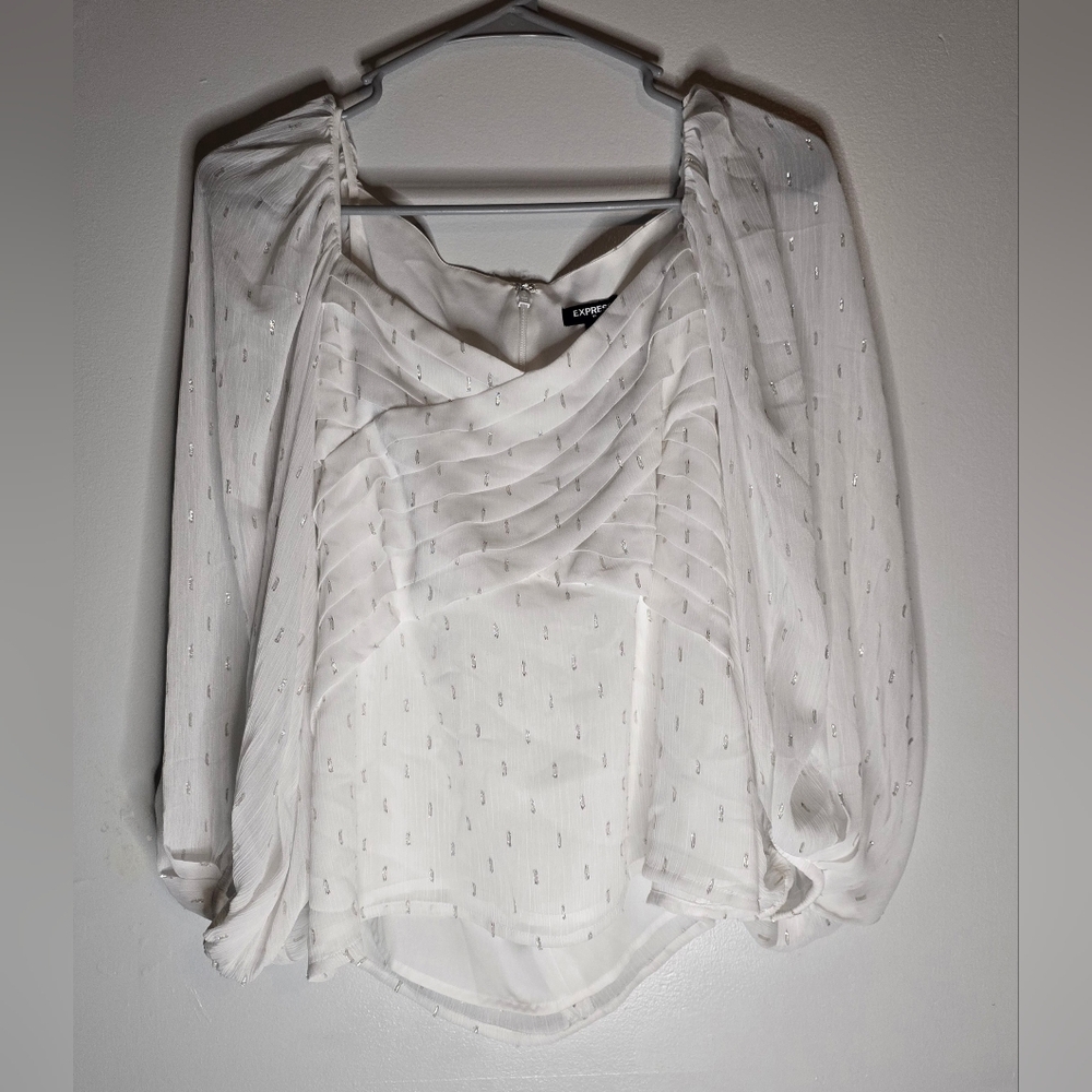 Express Womens White Blouse